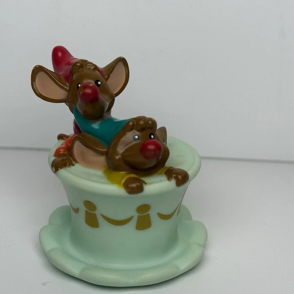 Fisher Price Little People Figure Gus & Jaq Cinderella Mice Teacup Disney 2014